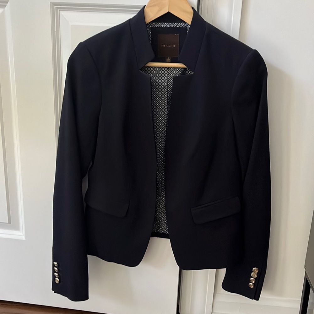 Navy Blue blazer from The Limited.